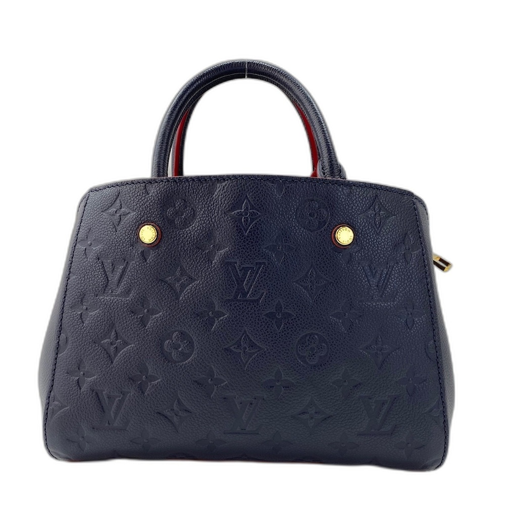 Louis Vuitton Montaigne BB handbag, navy.